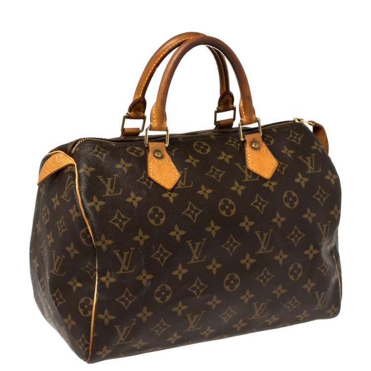 Pre Owned Louis Vuitton Monogram Canvas Speedy 30 Bag