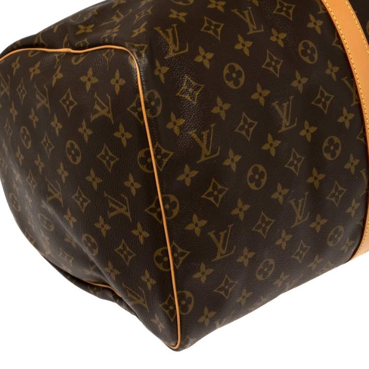 Pre Owned Louis Vuitton Monogram Canvas Vintage Keepall 55 Bag