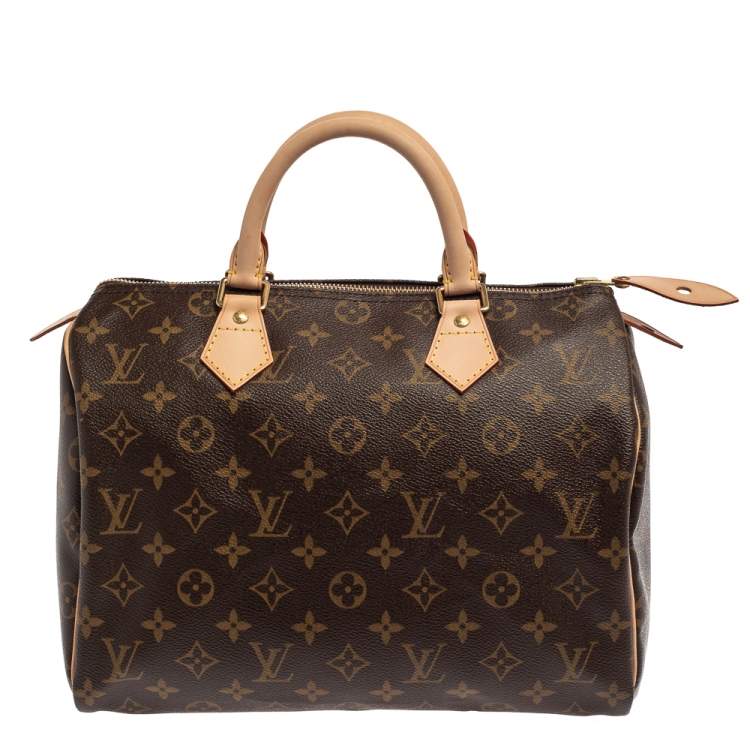 Pre Owned Louis Vuitton Monogram Canvas Speedy 30 Bag