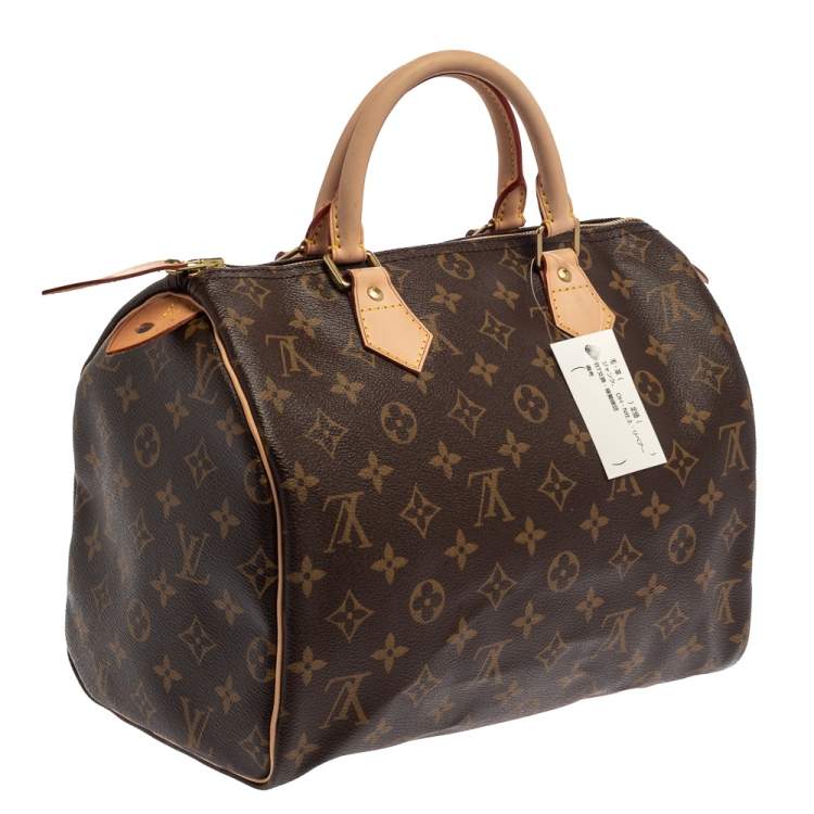 Pre Owned Louis Vuitton Monogram Canvas Speedy 30 Bag