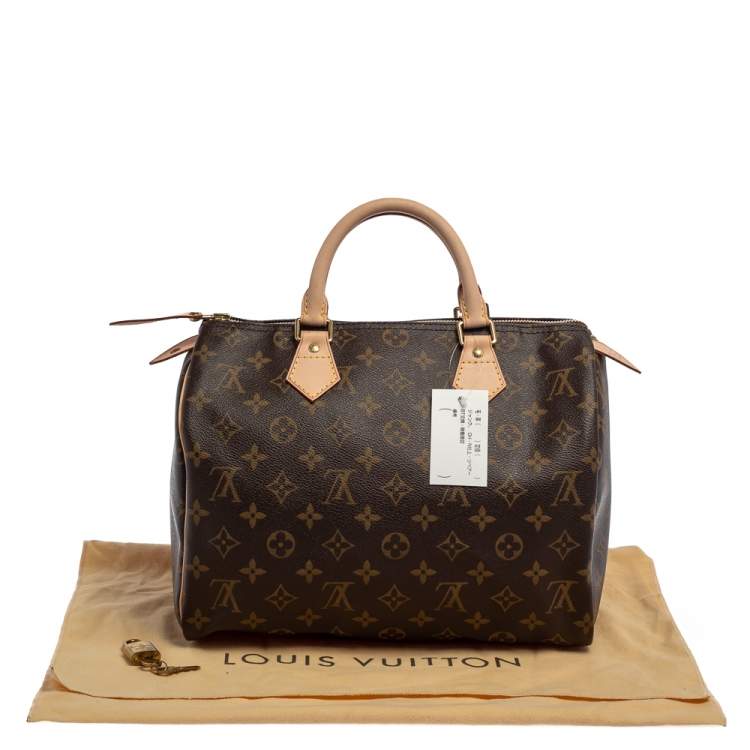 Pre Owned Louis Vuitton Monogram Canvas Speedy 30 Bag