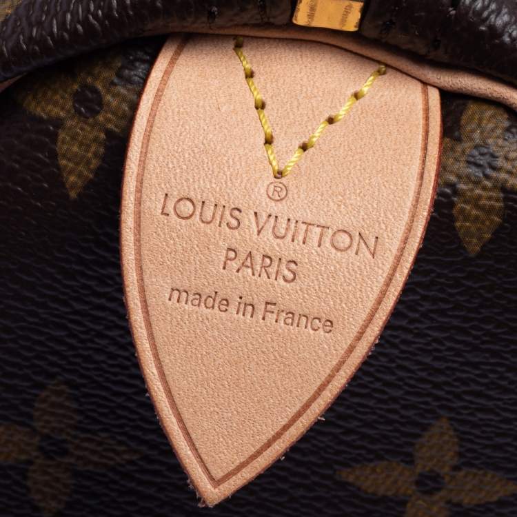 Pre Owned Louis Vuitton Monogram Canvas Speedy 30 Bag