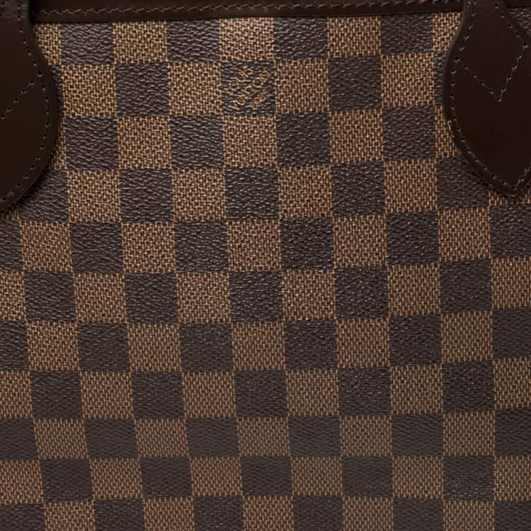 Pre Owned Louis Vuitton Damier Ebene Canvas Neverfull PM Bag