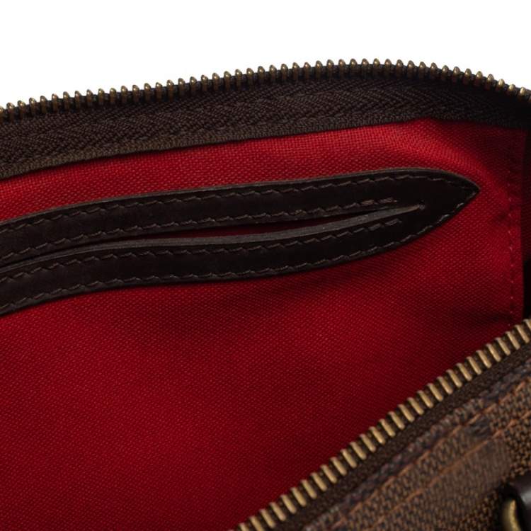 Pre Owned Louis Vuitton Damier Ebene Canvas Speedy 25 Bag