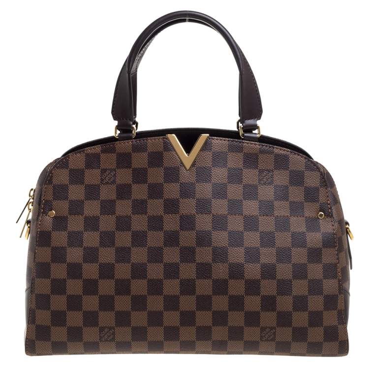 Louis Vuitton Damier Kensington Bowling 2Way Bag N41505
