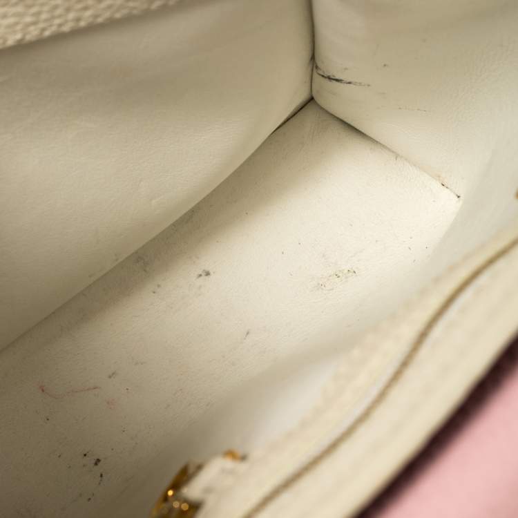 Pre Owned Louis Vuitton Multicolor Taurillon Leather Capucines PM Bag