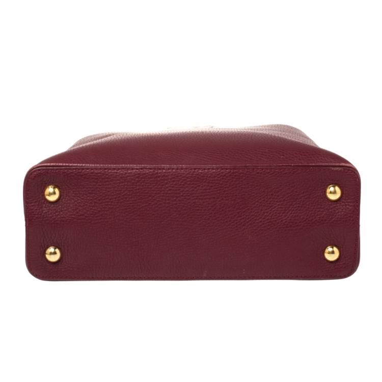 Pre Owned Louis Vuitton Multicolor Taurillon Leather Capucines PM Bag