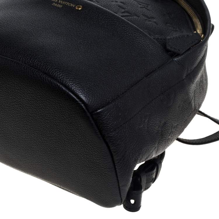 Pre Owned Louis Vuitton Black Empreinte Leather Sorbonne Backpack
