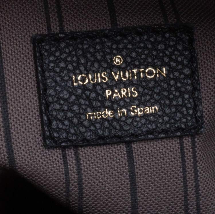Pre Owned Louis Vuitton Black Empreinte Leather Sorbonne Backpack