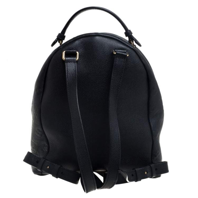 Pre Owned Louis Vuitton Black Empreinte Leather Sorbonne Backpack