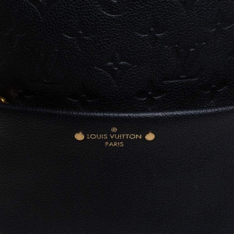 Pre Owned Louis Vuitton Black Empreinte Leather Sorbonne Backpack