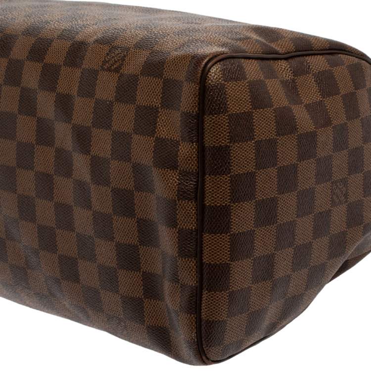 Pre Owned Louis Vuitton Damier Ebene Canvas Speedy 30 Bag