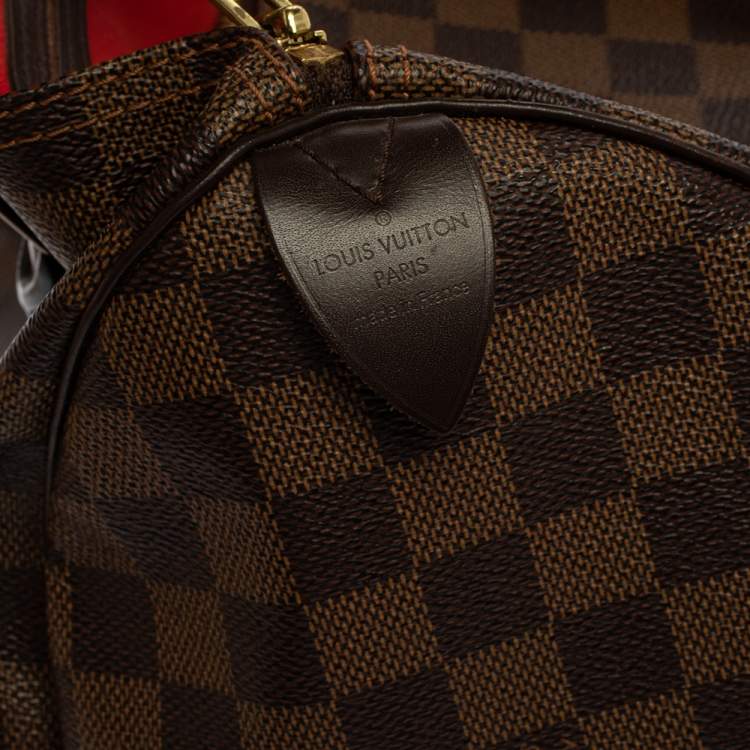 Pre Owned Louis Vuitton Damier Ebene Canvas Speedy 30 Bag