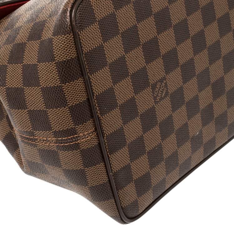 Pre Owned Louis Vuitton Damier Ebene Canvas Bergamo MM Bag