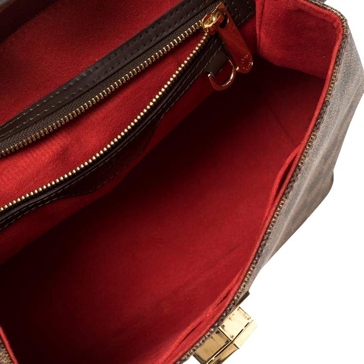 Pre Owned Louis Vuitton Damier Ebene Canvas Bergamo MM Bag