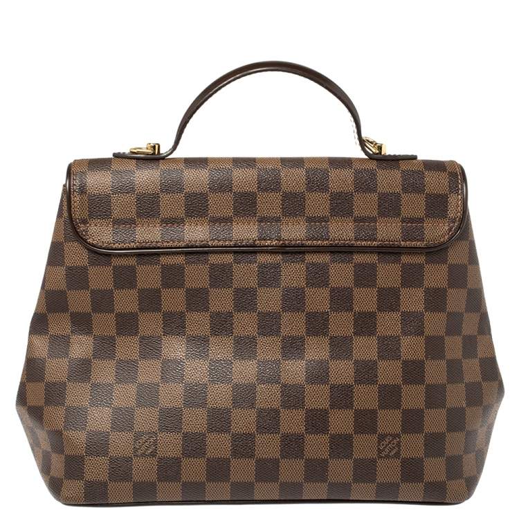 Pre Owned Louis Vuitton Damier Ebene Canvas Bergamo MM Bag