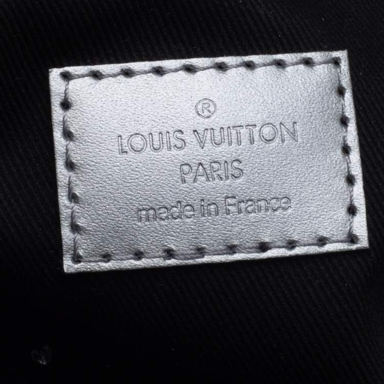 Pre Owned Louis Vuitton Metallic Monogram Keepall Bandouliere 50 Bag