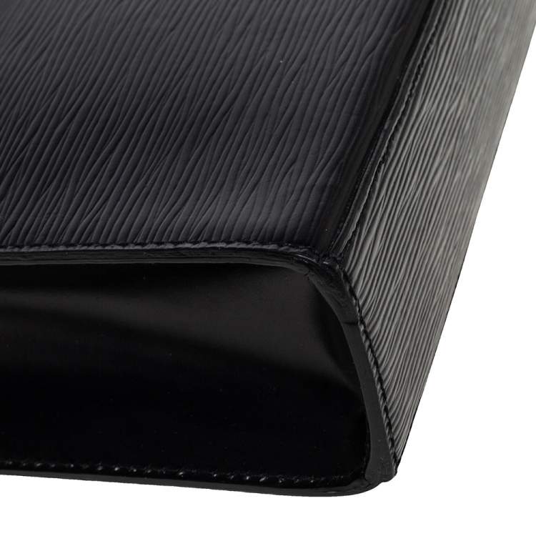 Pre Owned Louis Vuitton Black Epi Leather Malesherbes Bag