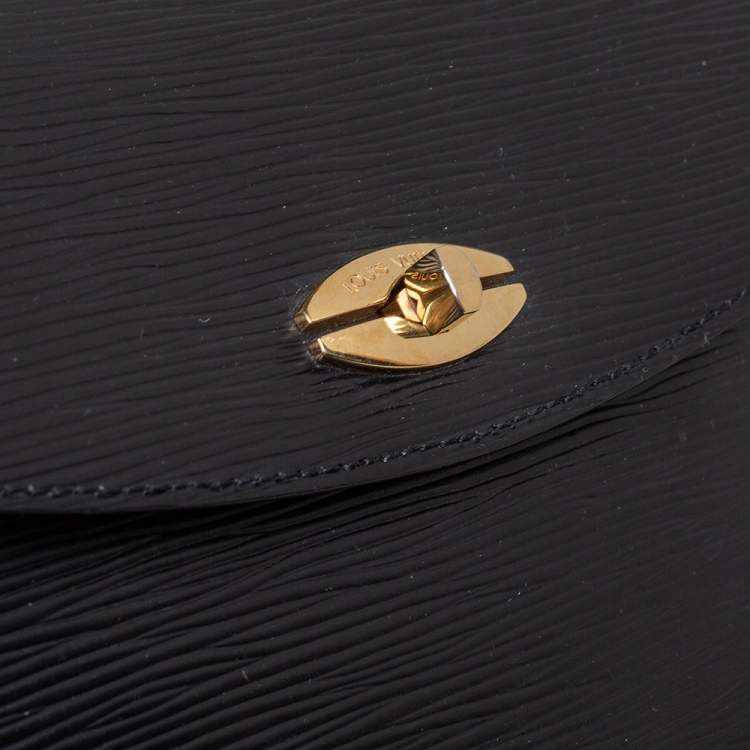 Pre Owned Louis Vuitton Black Epi Leather Malesherbes Bag