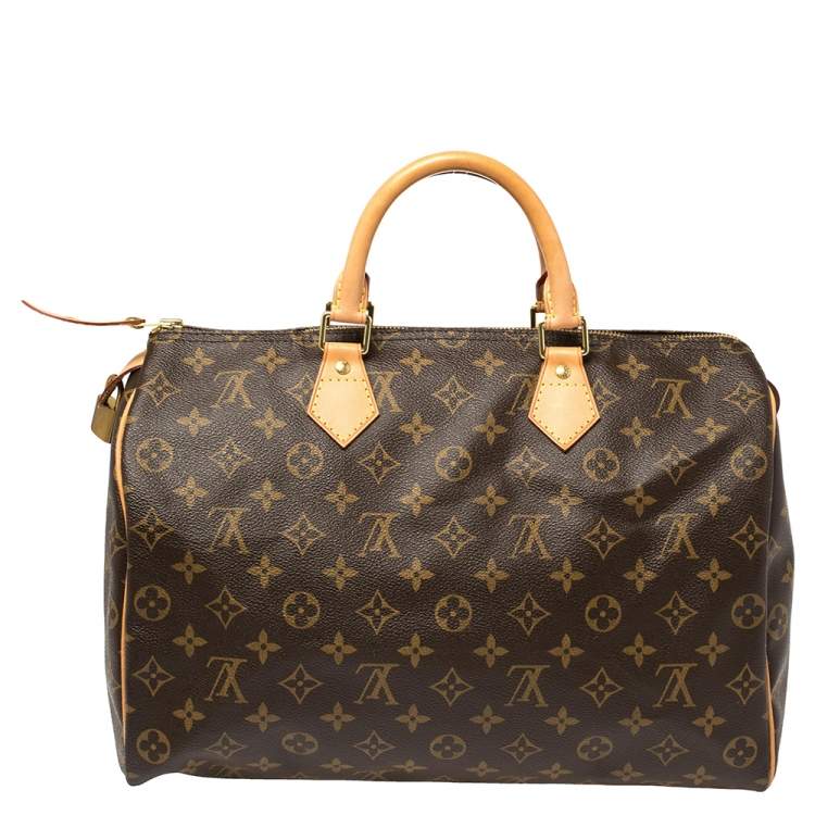 مملوكة مسبقًا Louis Vuitton Monogram Canvas Speedy 35 Bag