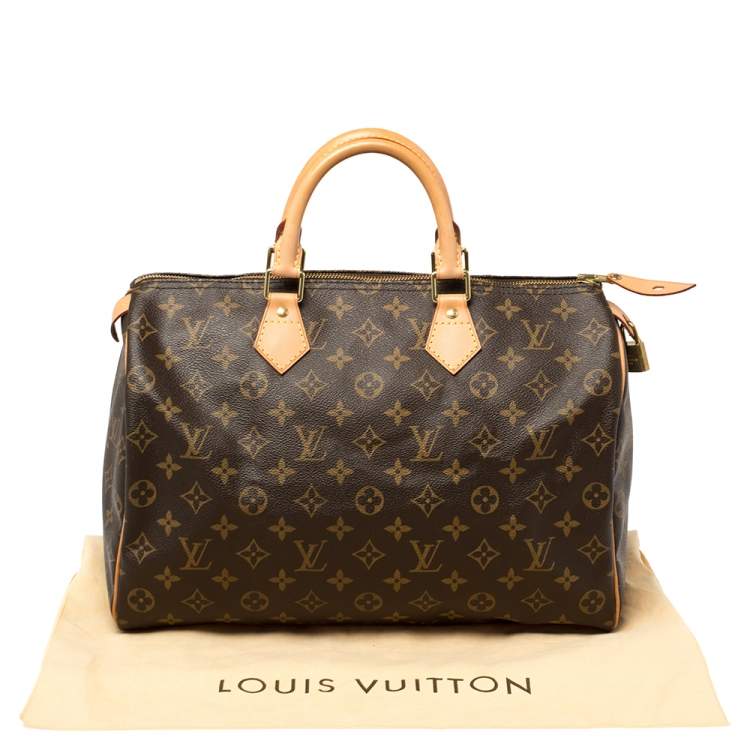 مملوكة مسبقًا Louis Vuitton Monogram Canvas Speedy 35 Bag
