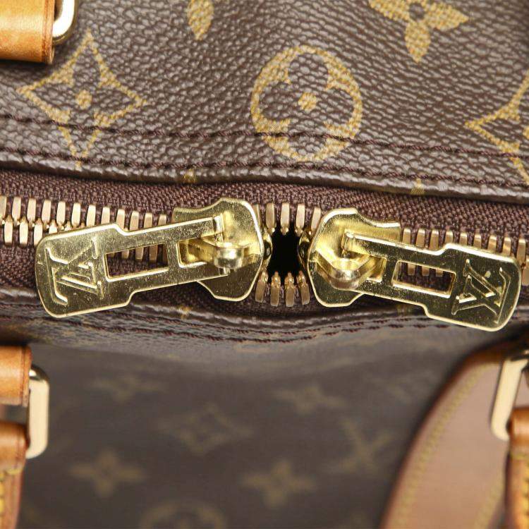 Pre Owned Louis Vuitton Brown Monogram Canvas Keepall 45 Bag
