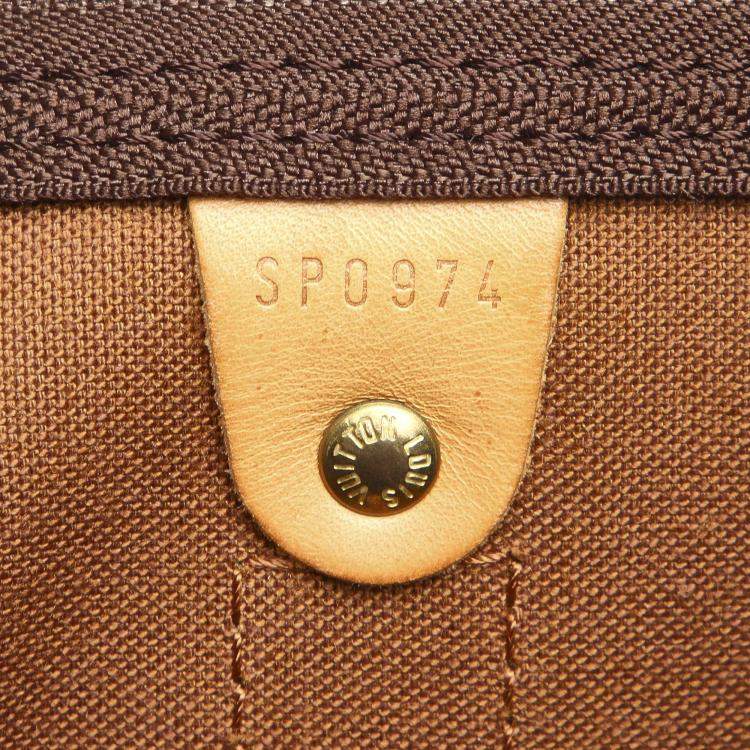 Pre Owned Louis Vuitton Brown Monogram Canvas Keepall 45 Bag
