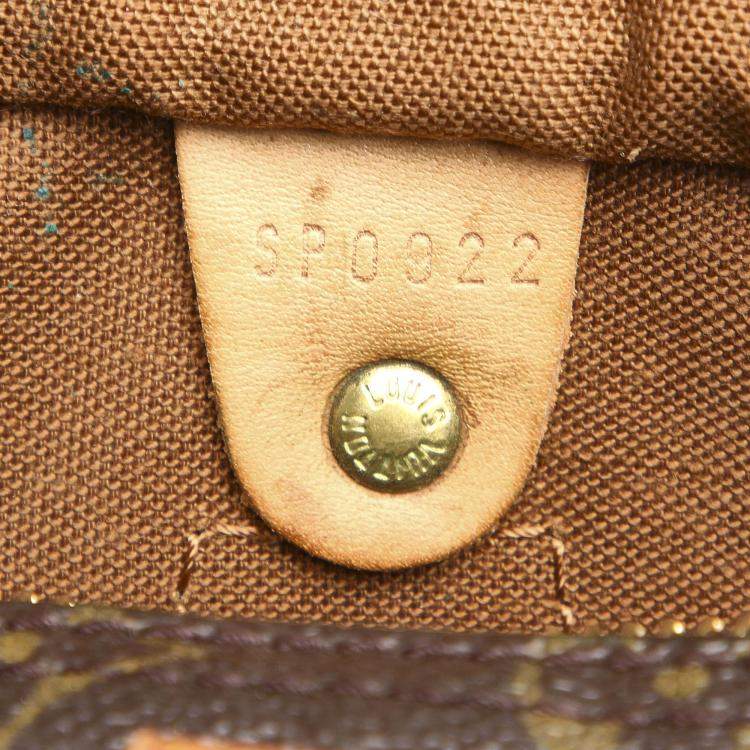 مملوكة مسبقًا Louis Vuitton Brown Monogram Canvas Speedy 35 Bag