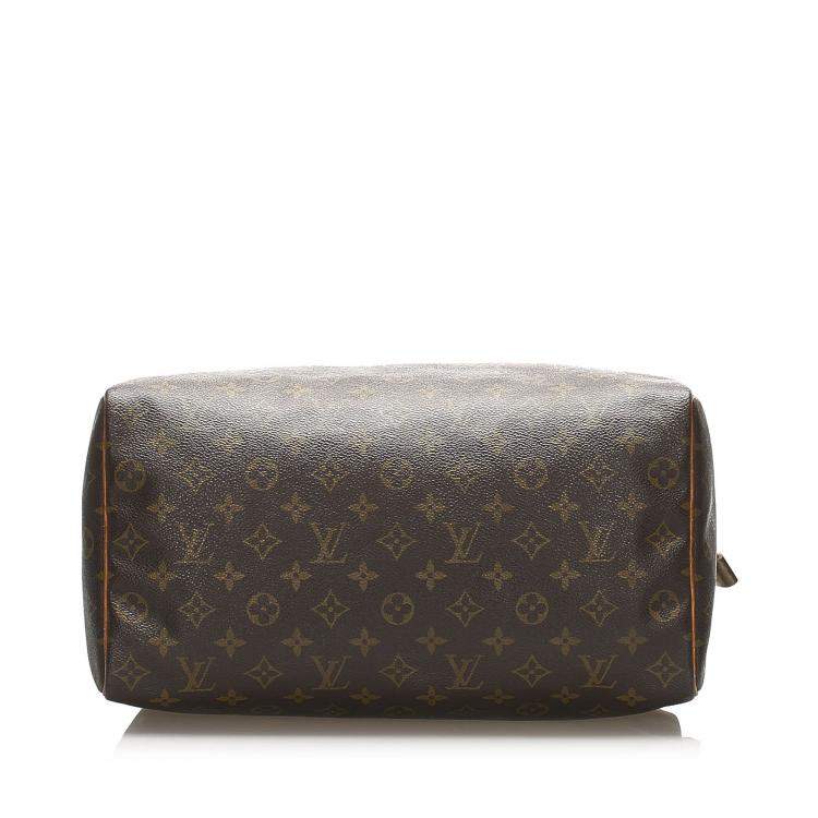 مملوكة مسبقًا Louis Vuitton Brown Monogram Canvas Speedy 35 Bag