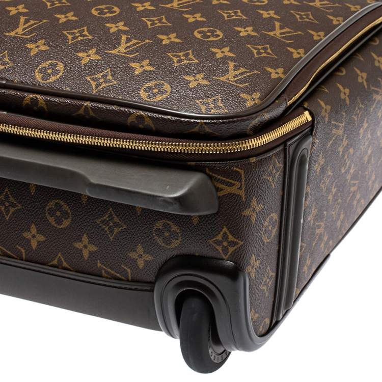 Pre Owned Louis Vuitton Monogram Canvas Pegase 55 Luggage