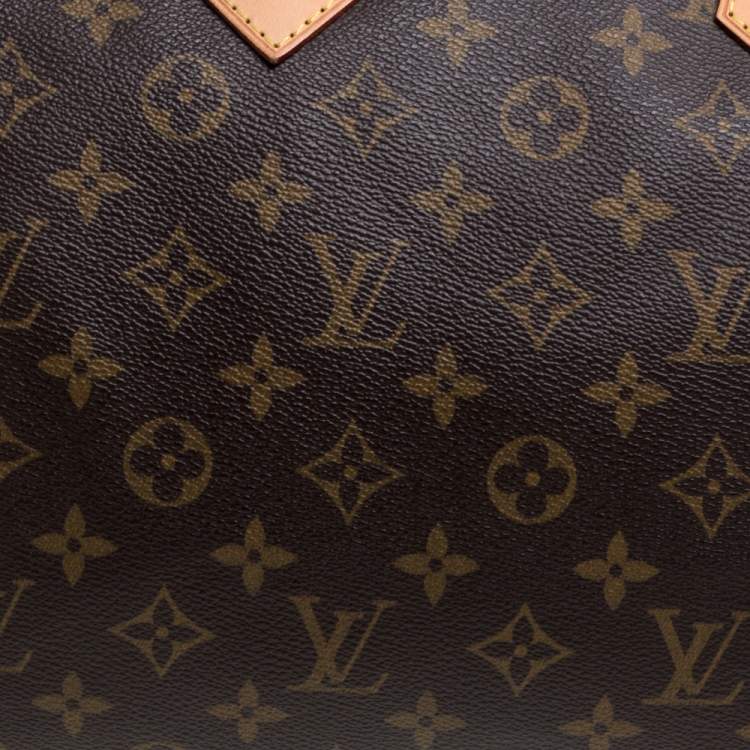 Pre Owned Louis Vuitton Monogram Canvas Speedy 35 Bag