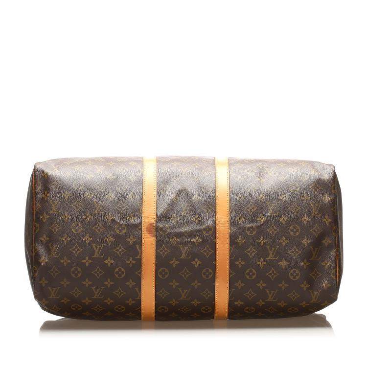 Pre Owned Louis Vuitton Monogram Canvas Keepall 55 Bag