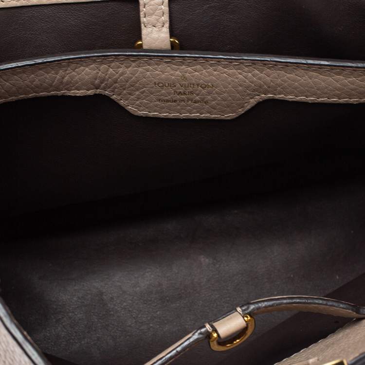 مملوكة مسبقًا Louis Vuitton Galet Taurillon Leather Capucines PM Bag