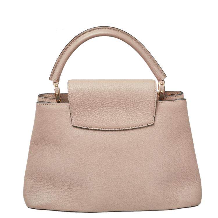 مملوكة مسبقًا Louis Vuitton Galet Taurillon Leather Capucines PM Bag