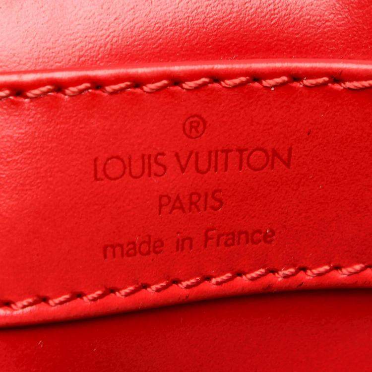 Pre Owned Louis Vuitton Red Epi Leather Randonnee PM Backpack