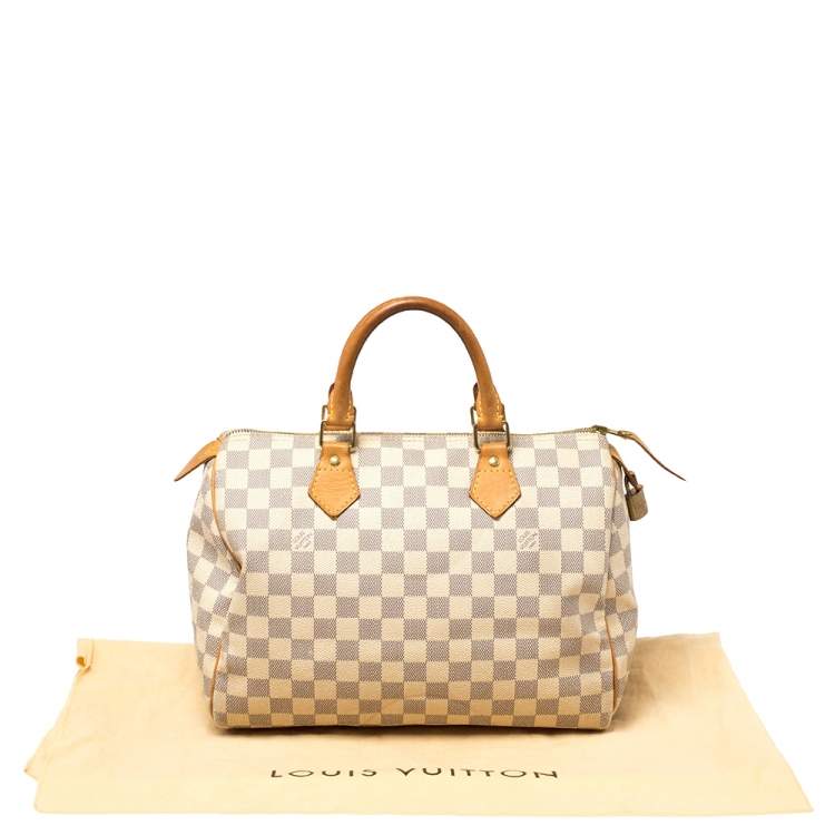 مملوكة مسبقًا Louis Vuitton Damier Azur Canvas Speedy 30 Bag