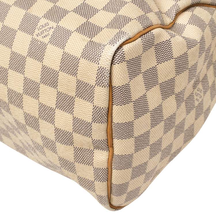 مملوكة مسبقًا Louis Vuitton Damier Azur Canvas Speedy 30 Bag