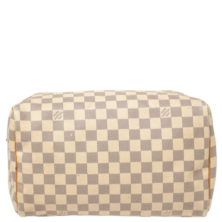 مملوكة مسبقًا Louis Vuitton Damier Azur Canvas Speedy 30 Bag