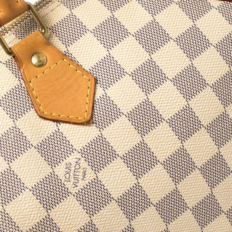مملوكة مسبقًا Louis Vuitton Damier Azur Canvas Speedy 30 Bag