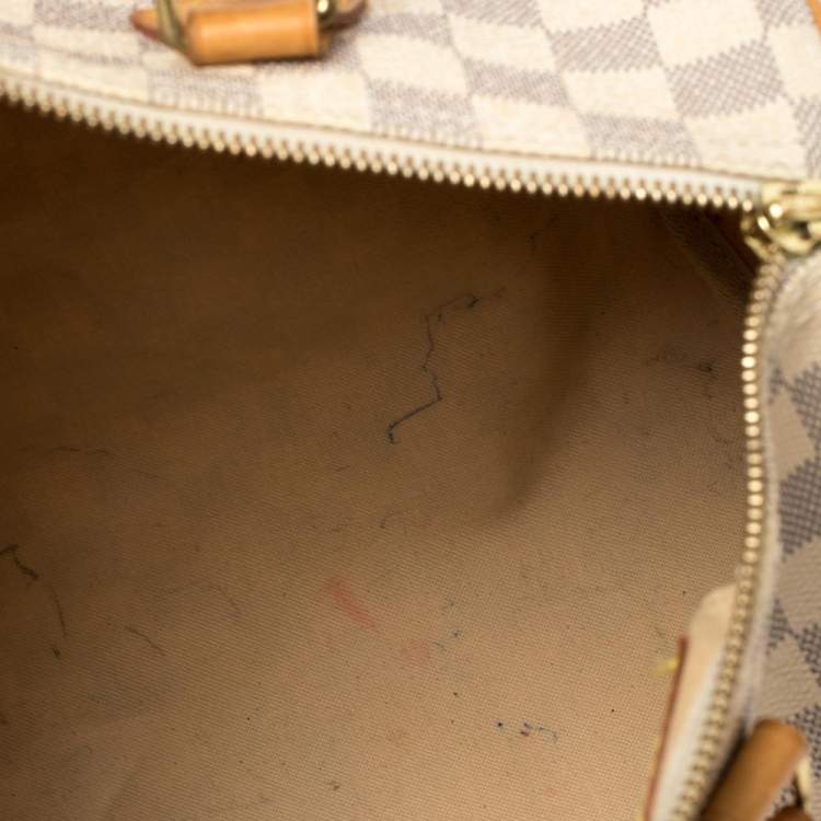 مملوكة مسبقًا Louis Vuitton Damier Azur Canvas Speedy 30 Bag
