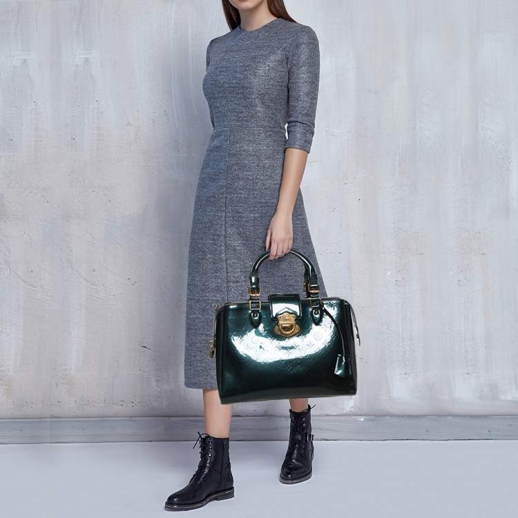 Louis Vuitton Vintage - Vernis Melrose Avenue Bag - Dark Green