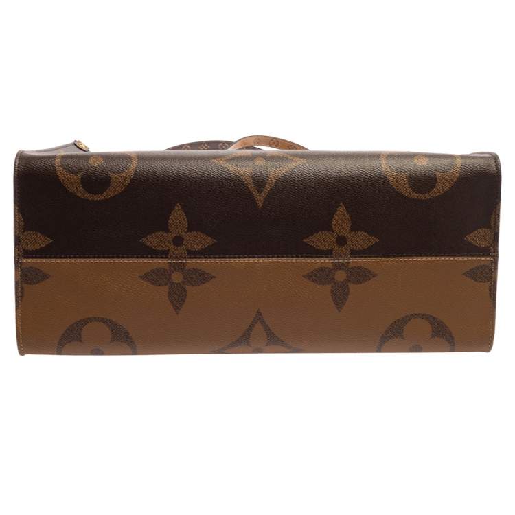 Pre Owned Louis Vuitton Reverse Monogram Canvas Giant Onthego GM Bag