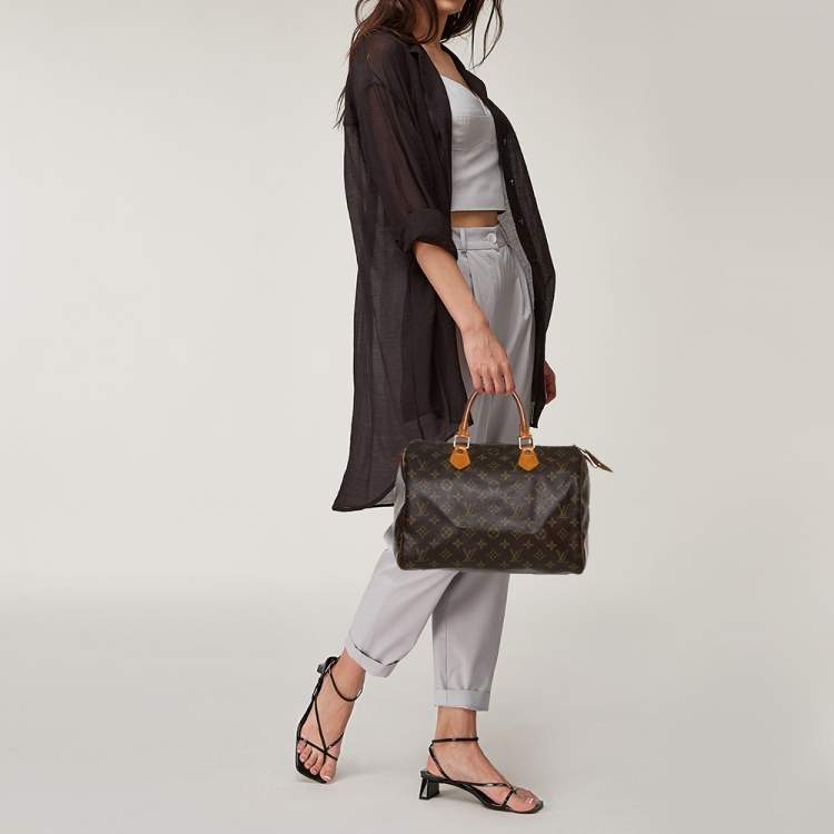 Pre Owned Louis Vuitton Monogram Canvas Speedy 30 Bag