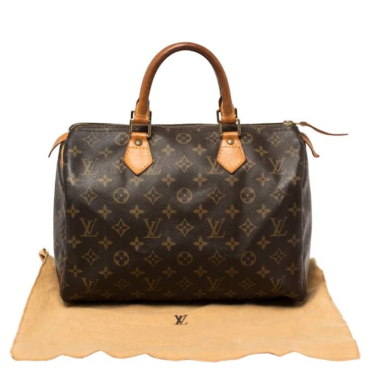 Pre Owned Louis Vuitton Monogram Canvas Speedy 30 Bag