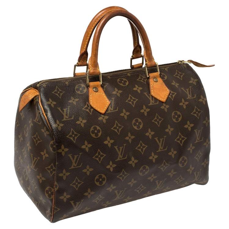 Pre Owned Louis Vuitton Monogram Canvas Speedy 30 Bag