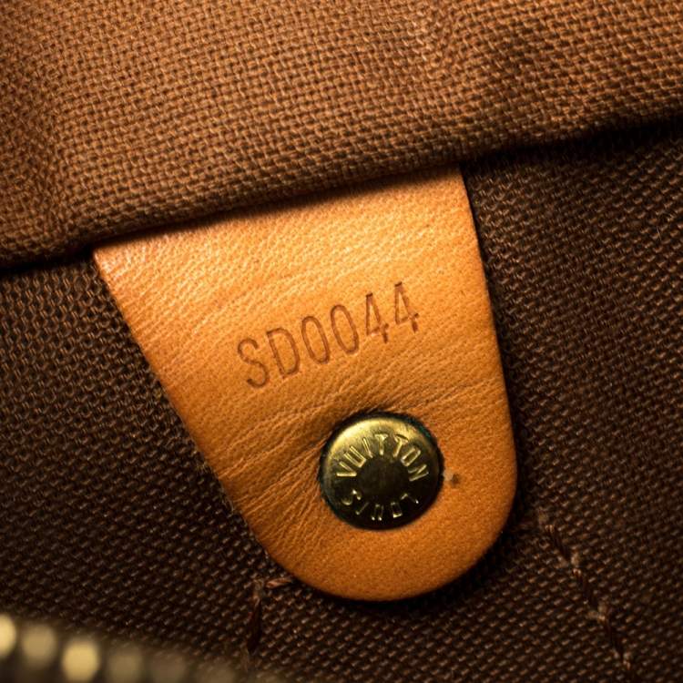 Pre Owned Louis Vuitton Monogram Canvas Speedy 30 Bag