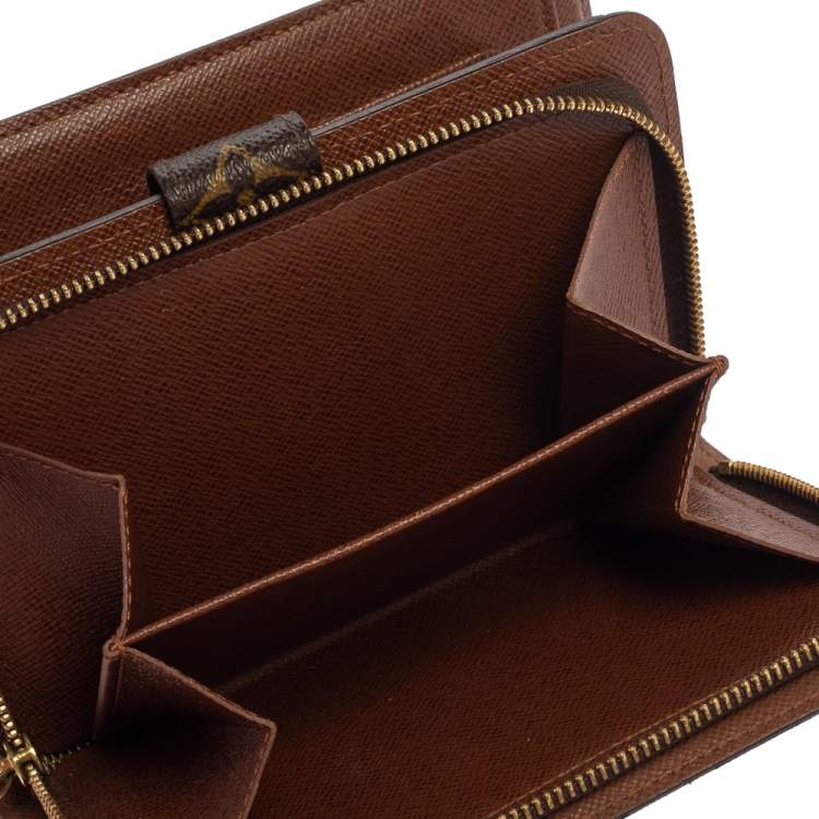 Louis+Vuitton+Monogram+Porte+Papier+Zip+M61207+Wallet for sale
