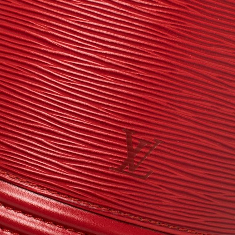 Pre Owned Louis Vuitton Red Epi Leather Cannes Bag