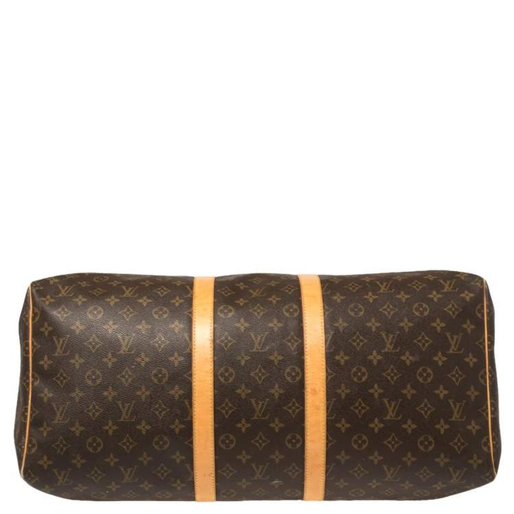 Pre Owned Louis Vuitton Monogram Canvas Vintage Keepall 55 Bag