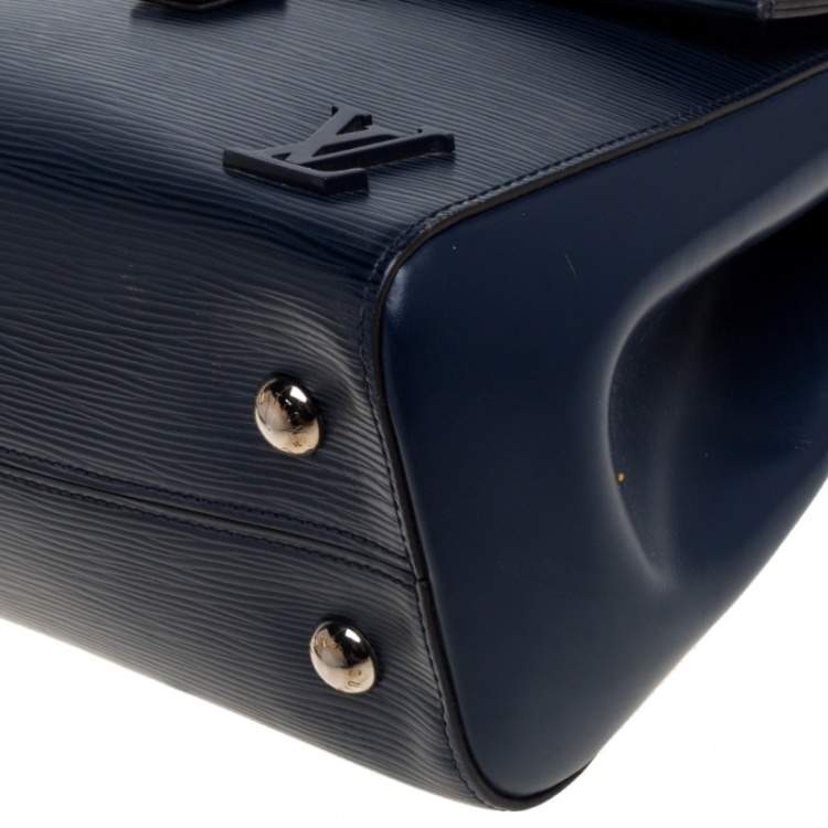 Pre Owned Louis Vuitton Indigo Epi Leather Cluny MM Bag
